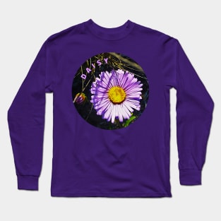 Beautiful Purple Daisy Long Sleeve T-Shirt